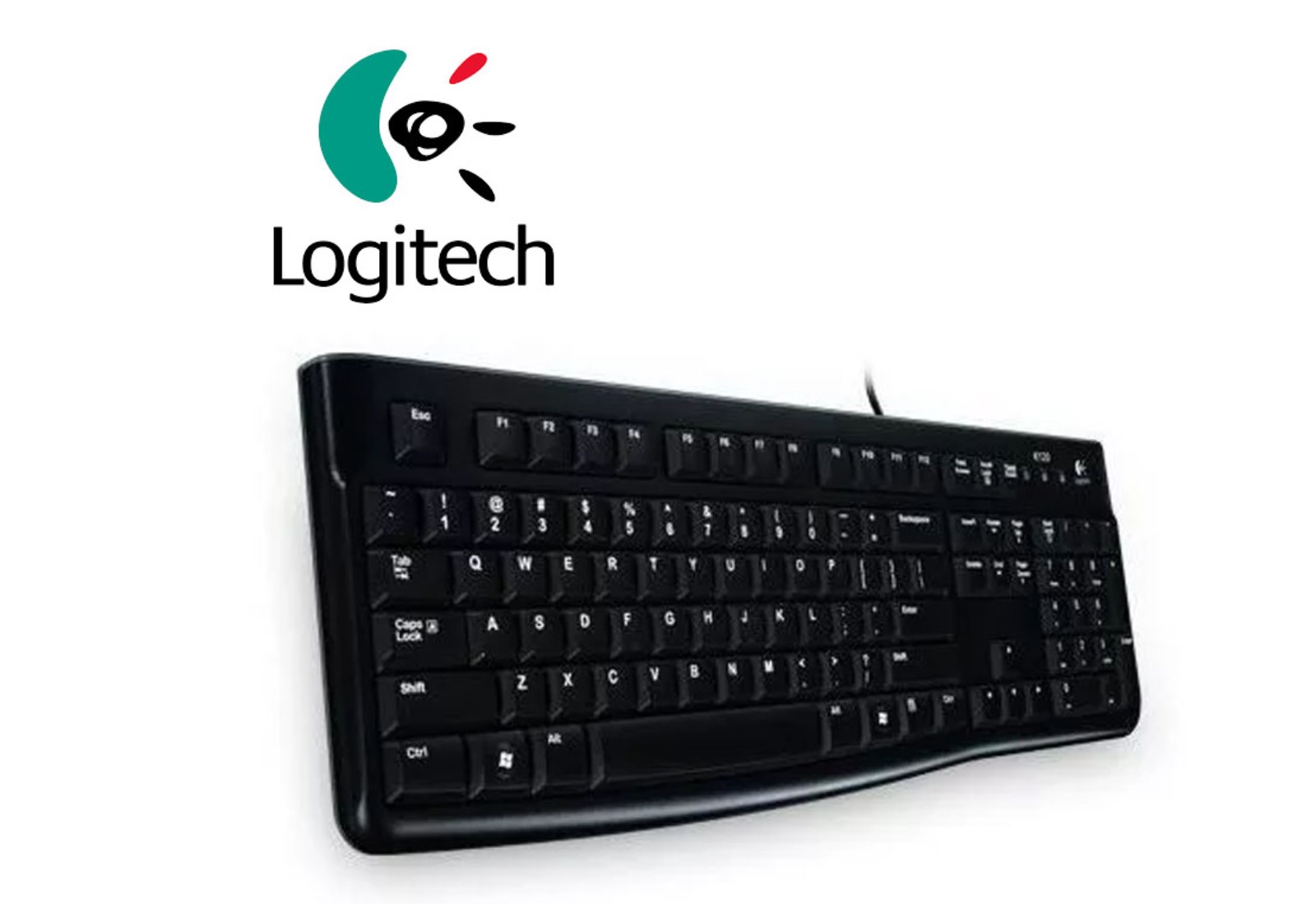 Teclado USB estándar para computadora Logitech K120